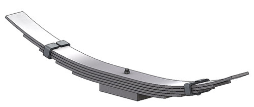 8897 F Super Duty rear leaf springs top overload, 2000 lb capacity