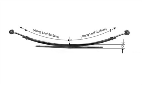 1999 2006 Chevy Silverado / GMC Sierra 1500 rear leaf spring, 1500