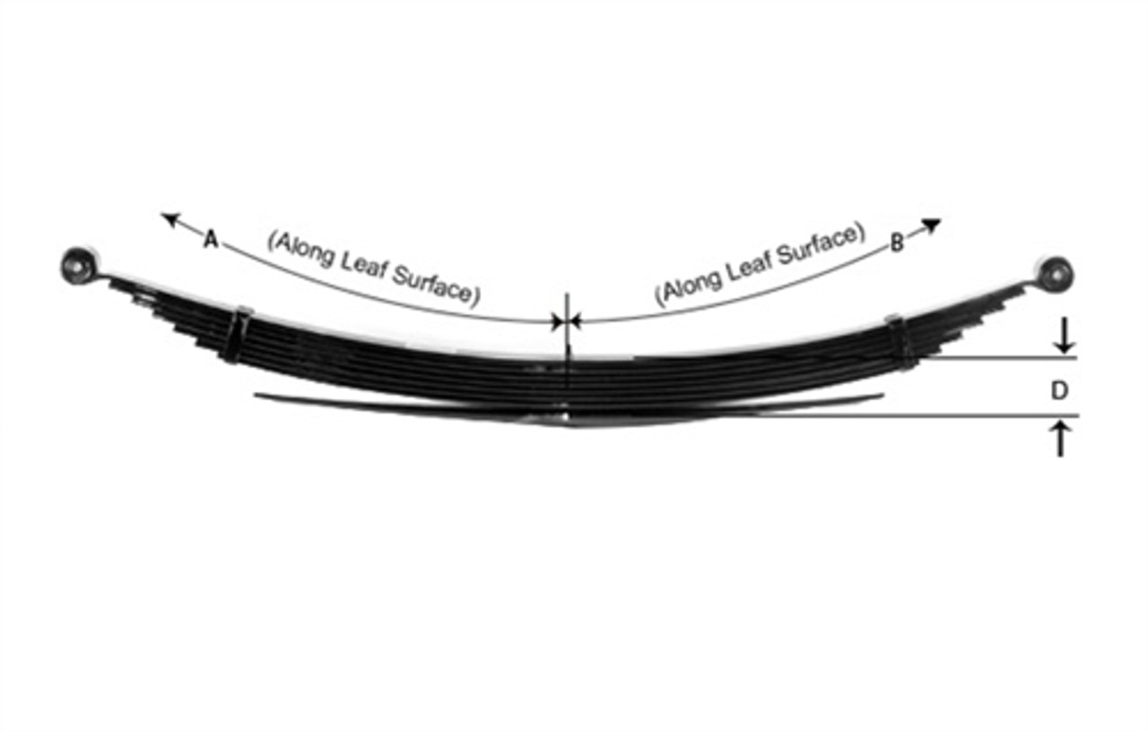 22 1289XHD Heavy Duty Rear Leaf Spring Silverado GMC Sierra 2500