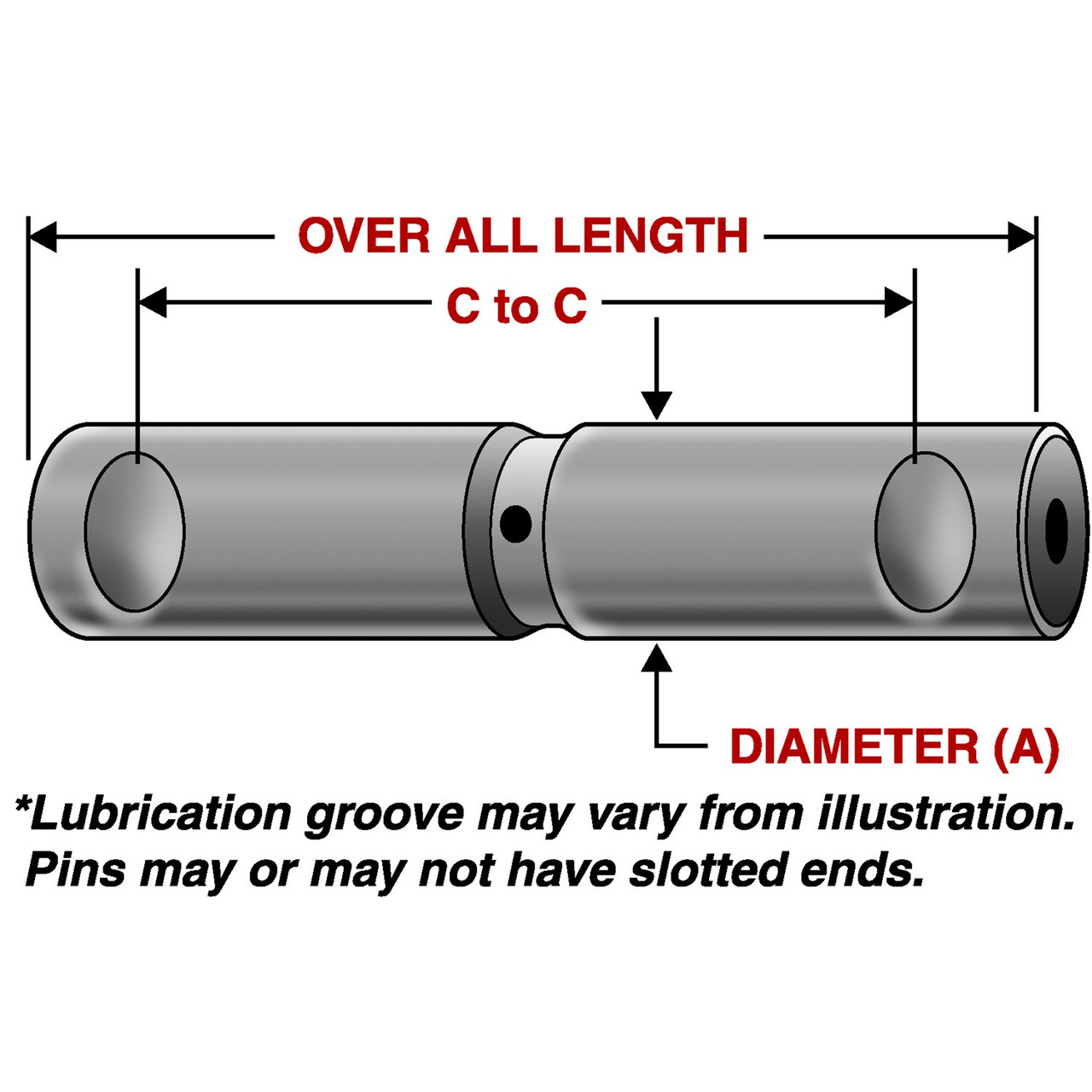 327-491 Freightliner MB, MT, FC, FL, FS rear spring pin