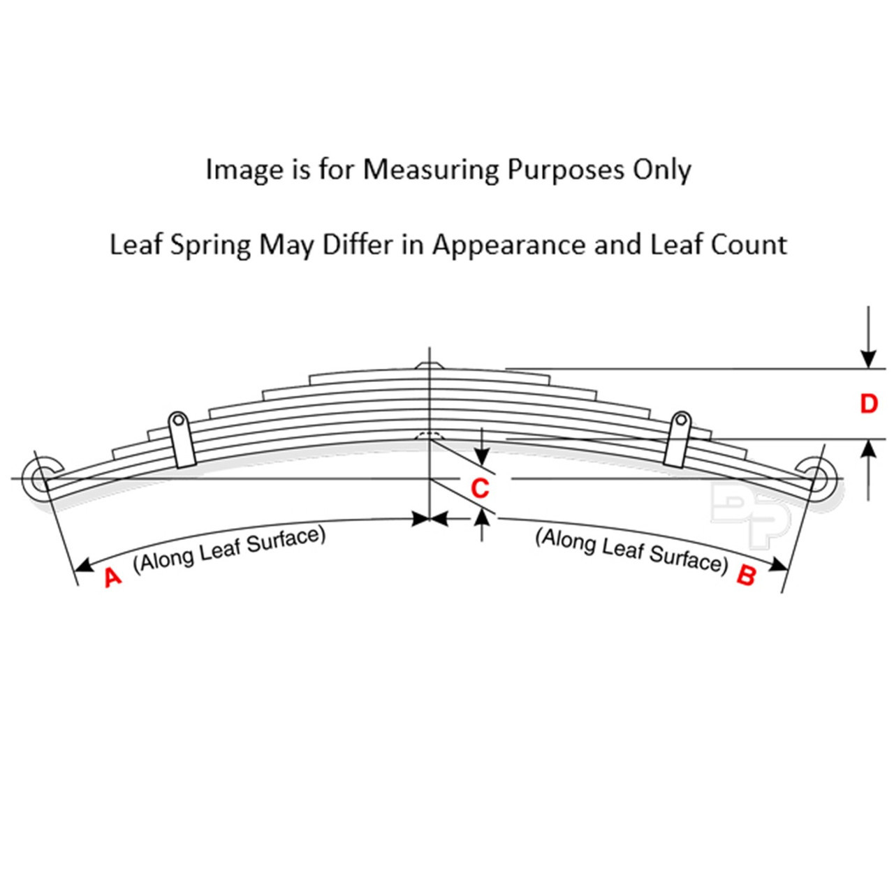 TRA3403 Silver Eagle Trailer Leaf Spring - 8 Leaf