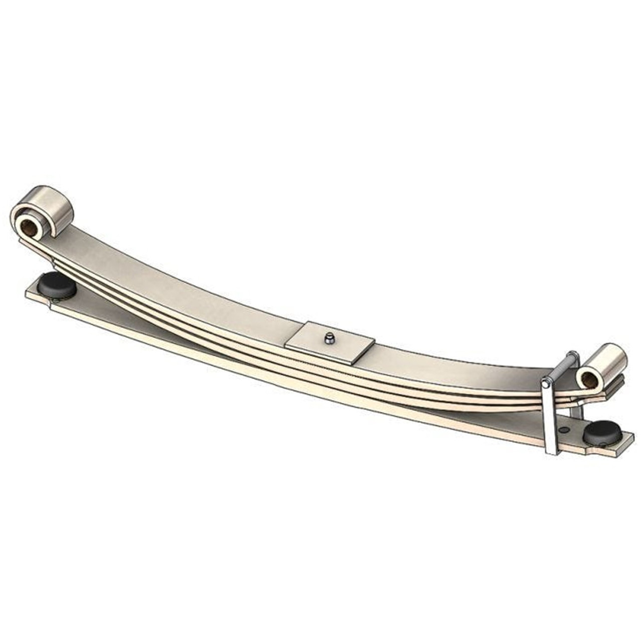 STUFF leaf spring shoulder No.1 オリーブ 75-218 Front Leaf Spring for Peterbilt Trucks - 4(3/1) Leaf