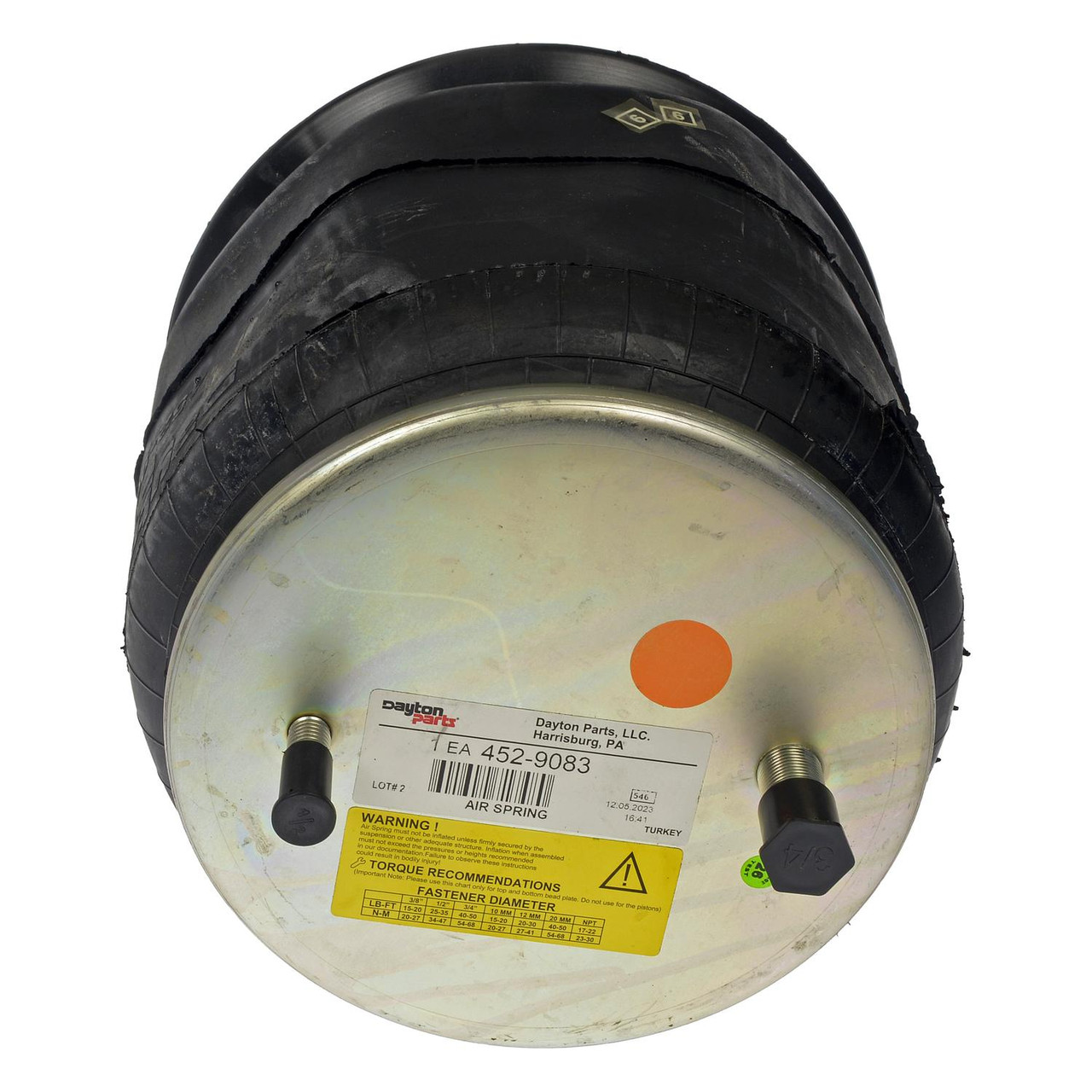 Dayton 452-9083L Air Spring - W01-358-9083 - 1R12-066 - General Spring