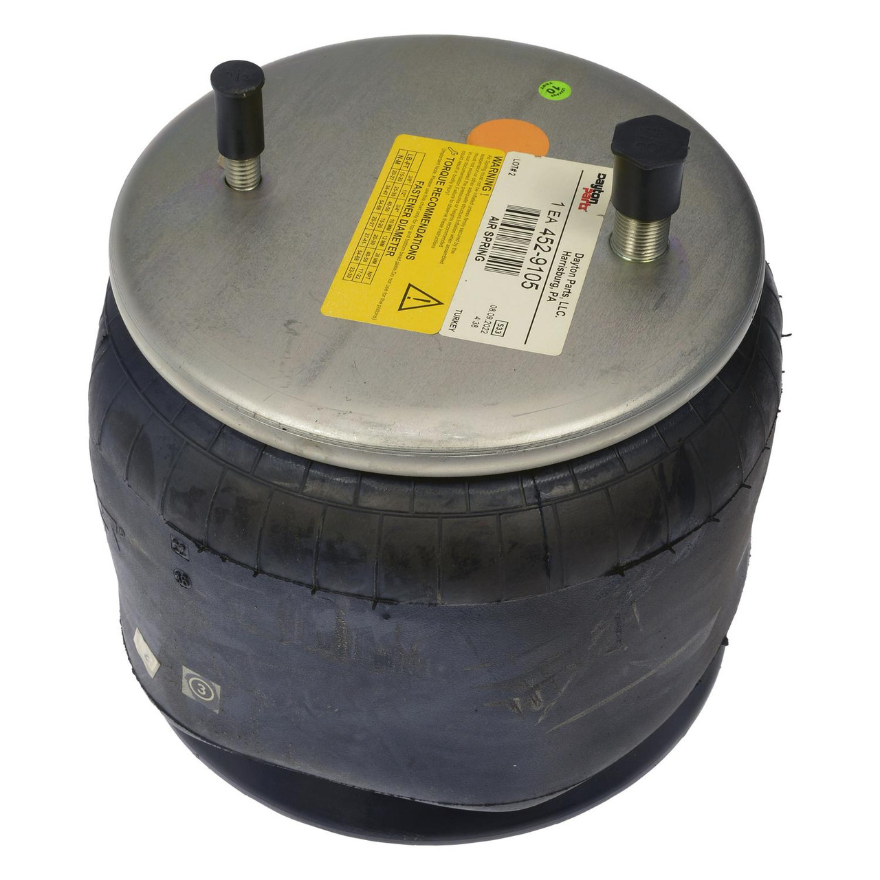 Dayton 452-9105L Air Spring - W01-358-9105 - 1R12-132 - General Spring