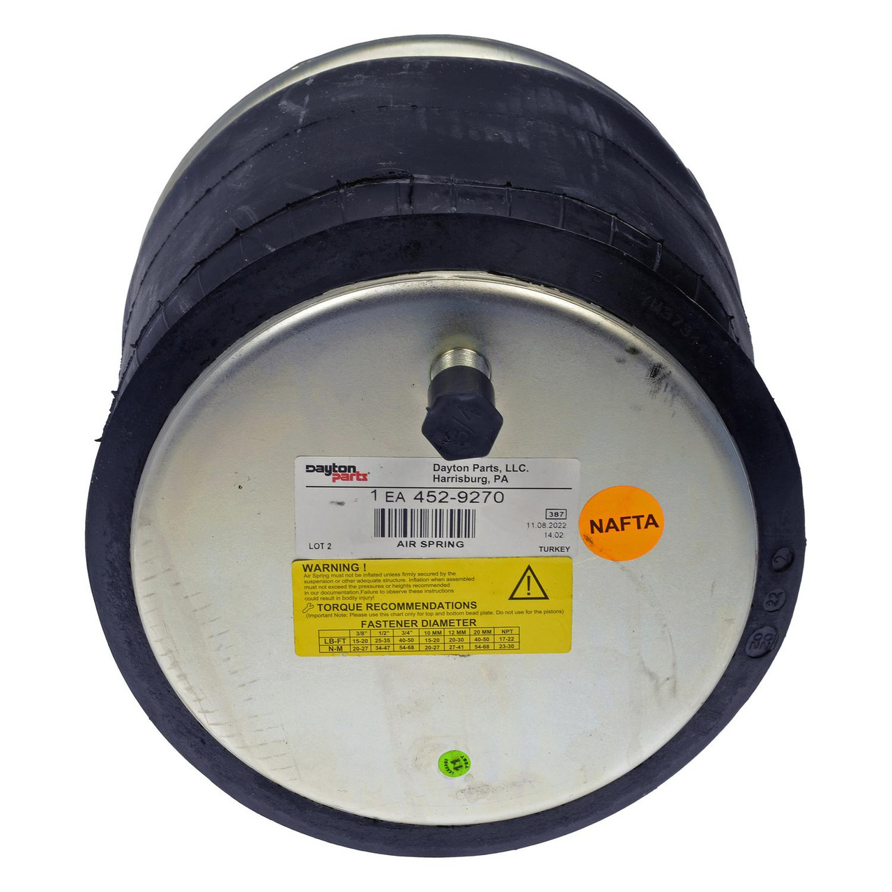 Dayton 452-9270L Air Spring - W01-358-9270 - 1R13-119
