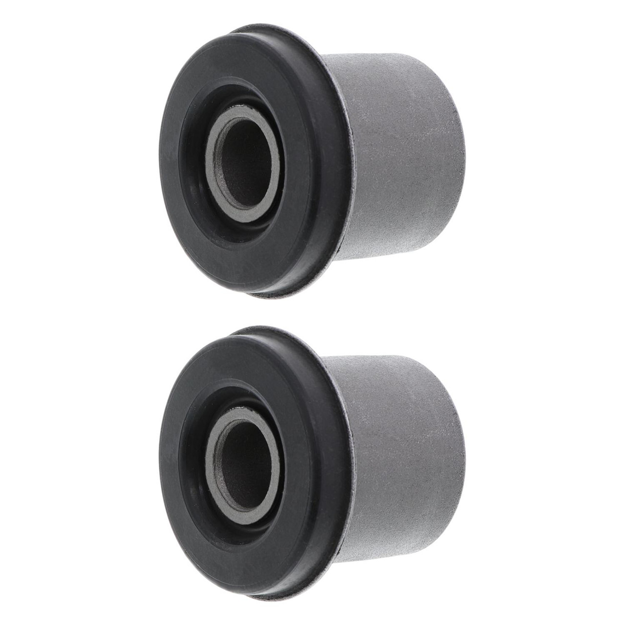 RB186 Flanged Metal Encased Rubber Leaf Spring Bushing - 2 Count