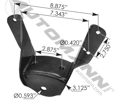 GMC/Chevy Front of Rear Leaf Spring Hanger 2 Wheel Drive General Spring