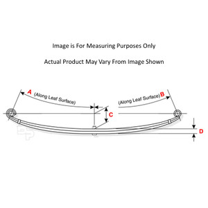 1977 - 1979 F250 4x4 Heavy Duty Front Leaf Spring 43-464HD
