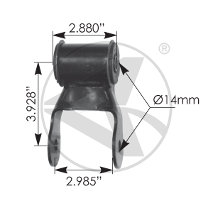 2000 - 2006 Toyota Tundra rear leaf spring shackle-1 2000 - 2006 Toyota Tundra rear leaf spring shackle-1
