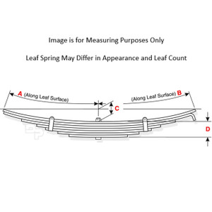 TRA-1488 Trailmobile Trailer Leaf Spring - 8 Leaf, 12000 lbs capacity