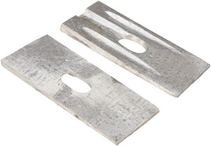 2-1/4" Wide by 2 degrees Leaf Spring Axle Shim 2-1/4" Wide by 2 degrees Leaf Spring Axle Shim