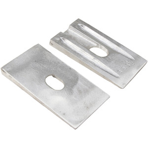 3" Wide by 3-1/2 degrees Leaf Spring Axle Shim 3" Wide by 3-1/2 degrees Leaf Spring Axle Shim