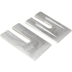 3-1/2" Wide by 4 degrees Leaf Spring Axle Shim 3-1/2" Wide by 4 degrees Leaf Spring Axle Shim