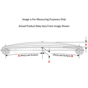 Mack ST34 Rear Leaf Spring 62-1307 Diagram