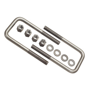 Pair of 3/4" x 4" Square x 9-7/8" Long U Bolts Pair of 3/4" x 4" Square x 9-7/8" Long U Bolts