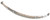1987 - 1996 Jeep Wrangler YJ Rear Leaf Spring 97-567 Drawing 1987 - 1996 Jeep Wrangler YJ Rear Leaf Spring 97-567 Drawing