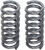 front hd coil springs for chevy / gmc 3/4 ton and 1 ton 2wd trucks 88-06, pair