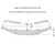 TRA-2160 Fruehauf Trailer Leaf Spring - 8 Leaf, 10,500 lbs capacity Diagram