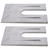 4" Wide by 2 degrees Leaf Spring Axle Shim