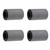 RB-75 Steel Encased Rubber Leaf Spring Bushings - 4 Pack