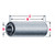 RB-168 Steel Encased Rubber Leaf Spring Bushings - Diagram RB-168 Steel Encased Rubber Leaf Spring Bushings - Diagram