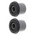 RB-186 Flange Steel Encased Rubber Leaf Spring Bushings Pair