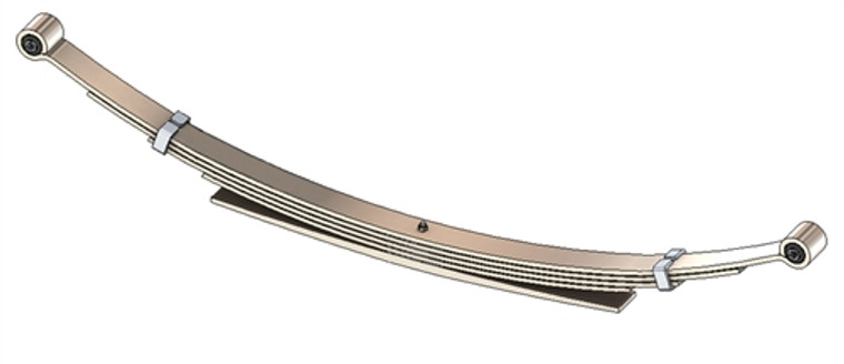 1966 - 1972 F100 4x4 rear leaf spring, 6(5/1) Leaves, 1250 lbs capacity