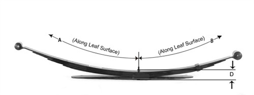 43-781HD | 1986-2003 Ford Ranger Heavy Duty Rear Leaf Spring