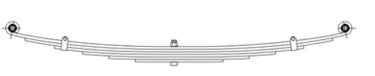 1963 Ford Falcon Convertible Rear Leaf Spring, 6 Leaf