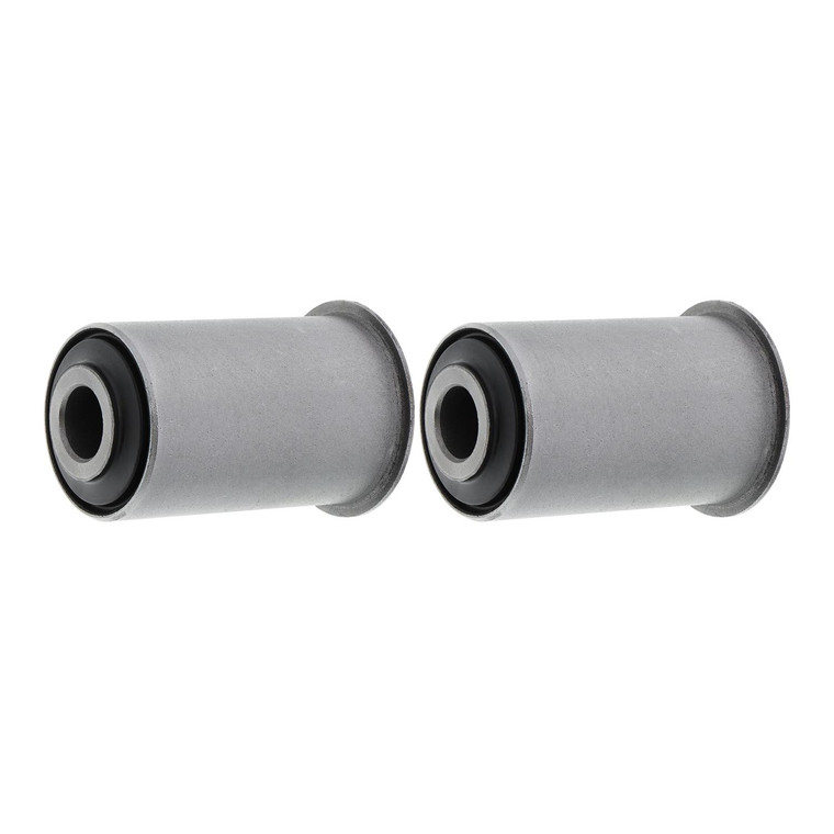 RB227 Flanged Metal Encased Rubber Leaf Spring Bushing - 2 Count