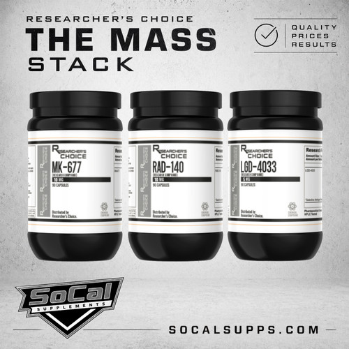 Researcher's Choice THE MASS STACK: Insane Muscle Gains (3-PACK)