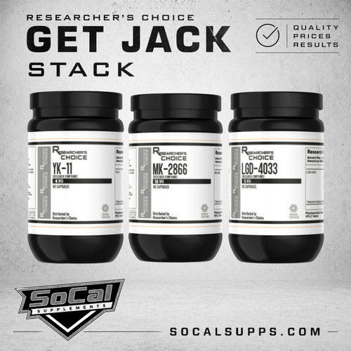 GET JACKED STACK: Increased Strength & Muscle Mass (3-PACK)