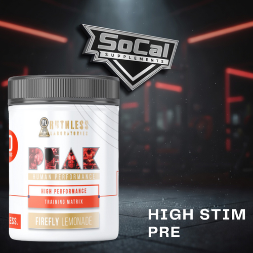 RUTHLESS PEAK: High Stimulant Pre-Workout 