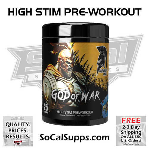 Centurion Labz GOD OF WAR: High Stim Pre-Workout