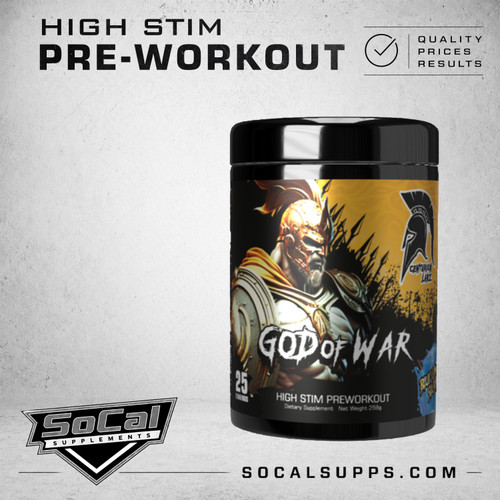 Centurion Labz GOD OF WAR: High Stim Pre-Workout