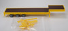 HO 1:87 Promotex # 5482 - 3-axle Equipment Trailer w/ramps - Yellow