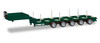 HO 1/87 Herpa # 76388-006 - Goldhofer 5-Axle Drop Deck Low-Boy Trailer - Blue