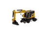 HO 1:87 Diecast Masters 85612 Cat M323F Railroad Wheeled Excavator - Safety Yellow
