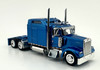 HO 1:87 HL-90006 Kenworth W900L Tandem Axle Tractor - Metallic Blue