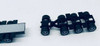 HO 1:87 Promotex # 5525  Lowboy Tri-Axle Booster W/Integrated rear axle, 2 SETS NO Mudflaps