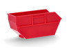 HO 1:87 Herpa # 54614 Skip loader Tray (2 pcs.) RED - 15 Cubic Meters Capacity