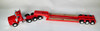 HO 1:87 TSH 671488 Kenworth T800 3-Axle Tractor w/3-axle lowboy trailer - RED