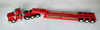HO 1:87 TSH 521488 Peterbilt 367 3-Axle Tractor w/3-axle lowboy trailer - RED