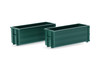 HO 1:87 Herpa # 53082-007 Roll-off Containers - Moss Green - 2 pcs.