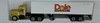 HO 1:87 Con-Cor 1023 Kenworth Day Cab w/40' Container - DOLE/RYDER