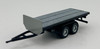 HO 1:87 Promotex 460090 - 20' - 2-Axle Hi-boy Flat deck Trailer
