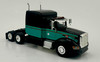 HO 1:87 TNS 1158 Peterbilt 386 Tractor - BLACK/TURQUOISE
