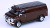 HO 1:87  Brekina 18252 - 1983 GMC Vandura Custom Van - METALLIC BROWN