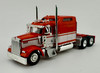 HO 1:87 HL-90015 Kenworth W900 Tandem Axle Tractor - RED/WHITE STRIPES