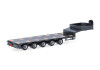HO 1:87 Herpa # 76388-012 - Goldhofer 5-Axle Drop Deck Low-Boy Trailer  - DARK GREY